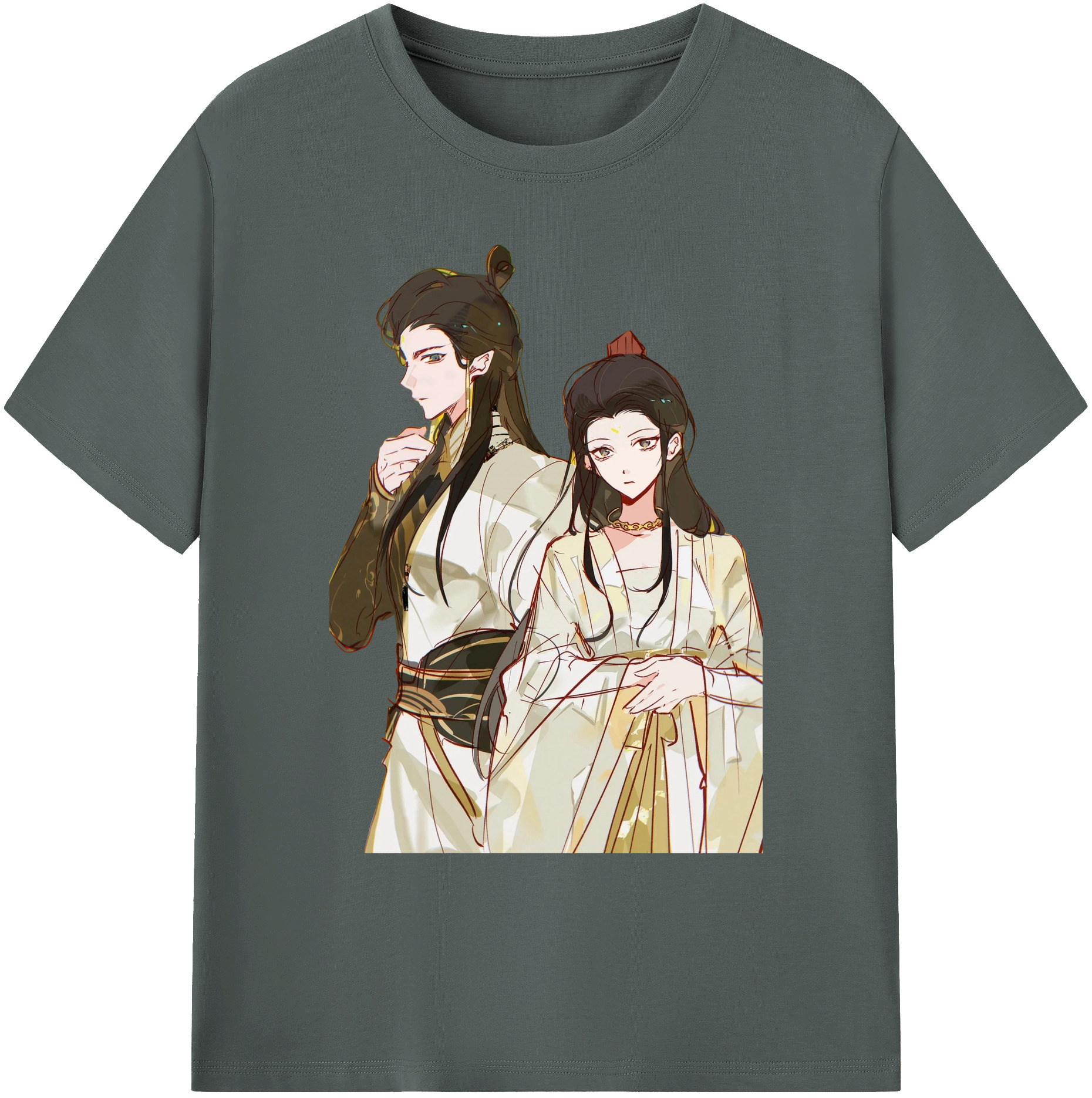 （画像用） Ne Zha 2 ナタ 魔童の大暴れ 綿100％ メンズ半袖Tシャツ｜肌触りやわらか＆通気性